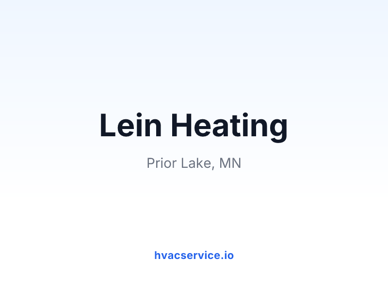 Lein Heating