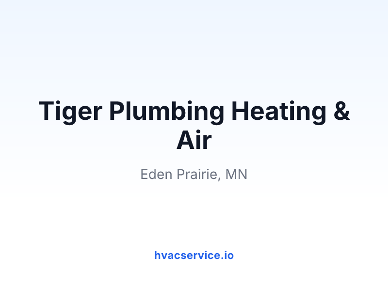 Tiger Plumbing Heating & Air
