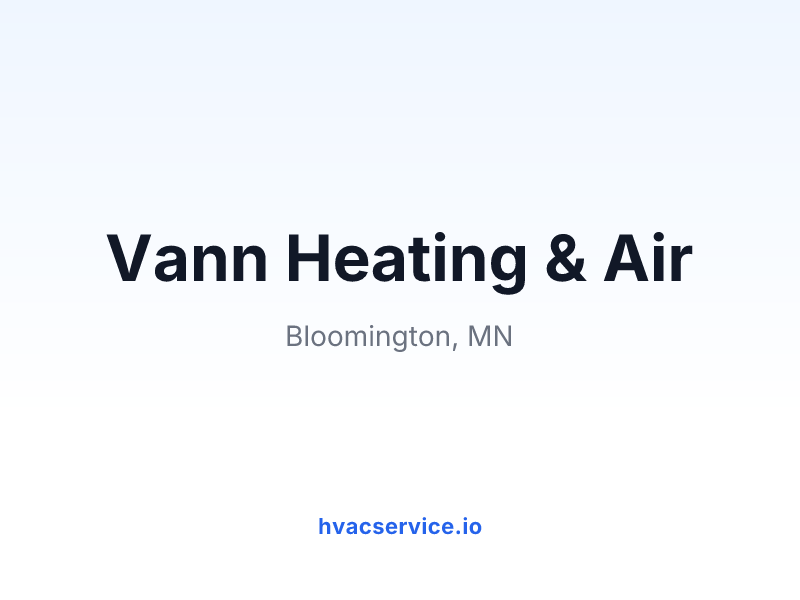 Vann Heating & Air
