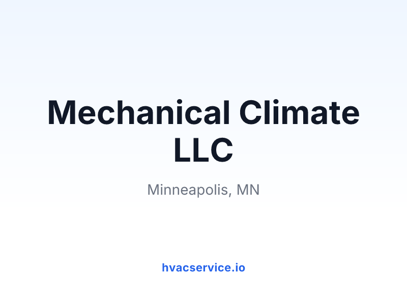 Mechanical Climate LLC