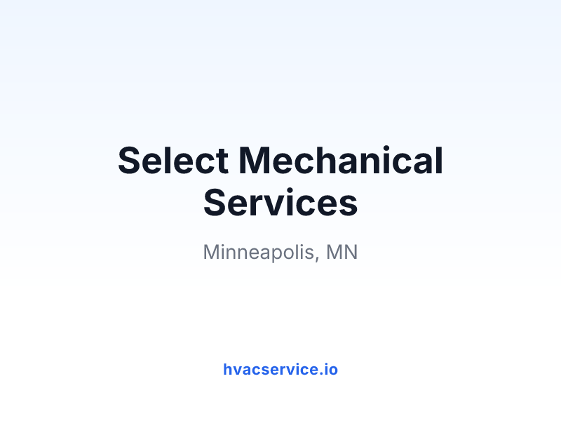Select Mechanical Services