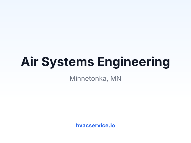 Air Systems Engineering