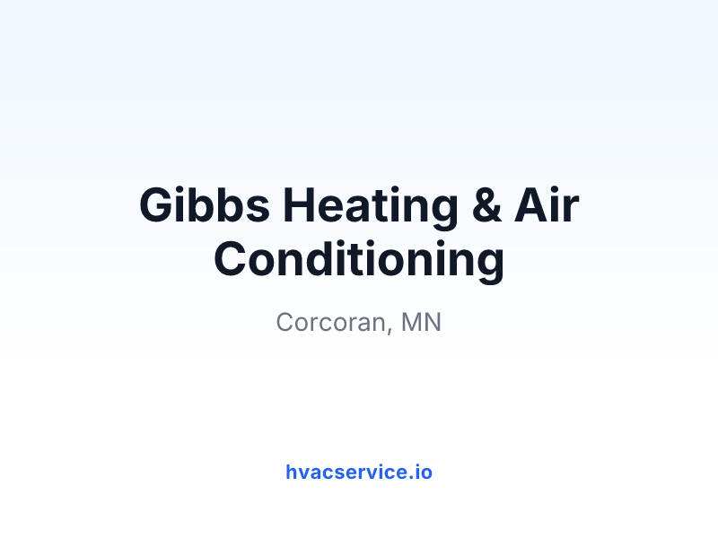 Gibbs Heating & Air Conditioning
