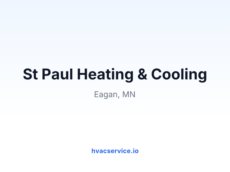 St Paul Heating & Cooling