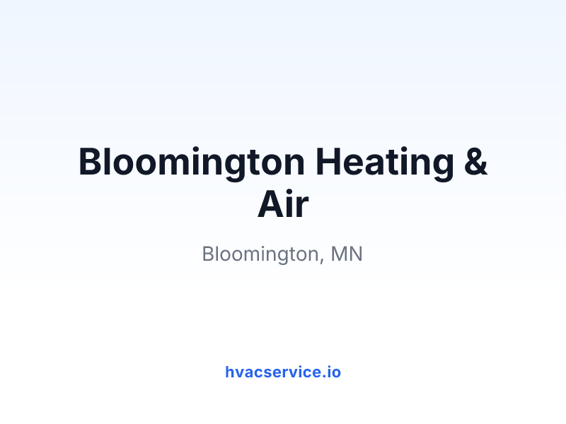 Bloomington Heating & Air