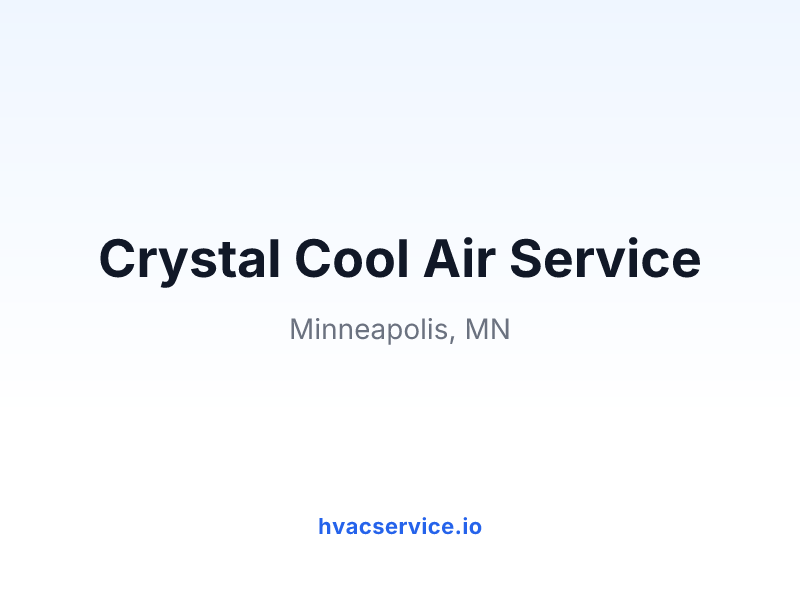 Crystal Cool Air Service