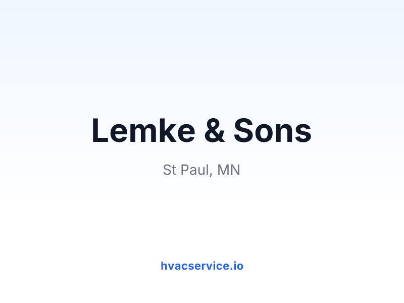 Lemke & Sons