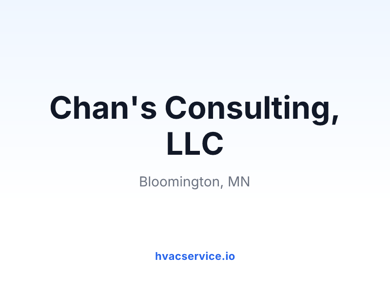 Chan's Consulting, LLC