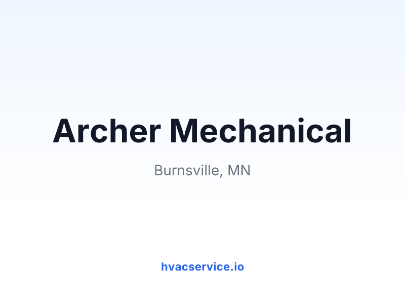 Archer Mechanical