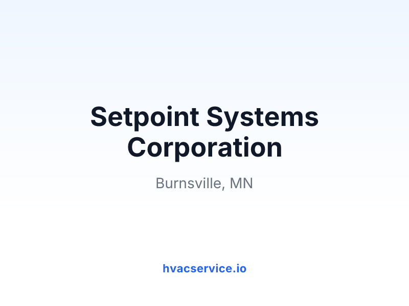 Setpoint Systems Corporation