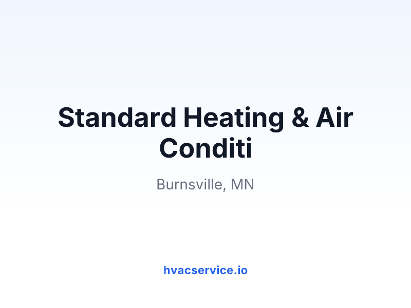 Standard Heating & Air Conditi