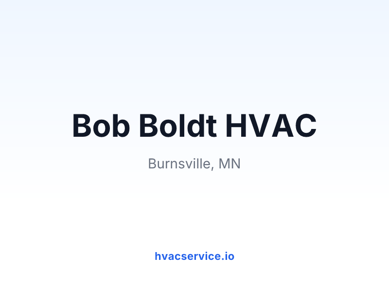 Bob Boldt HVAC