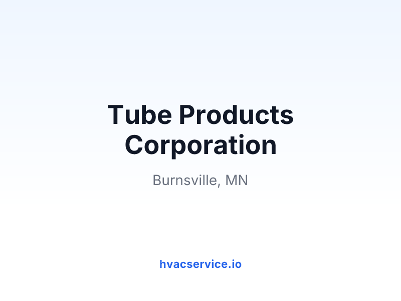 Tube Products Corporation