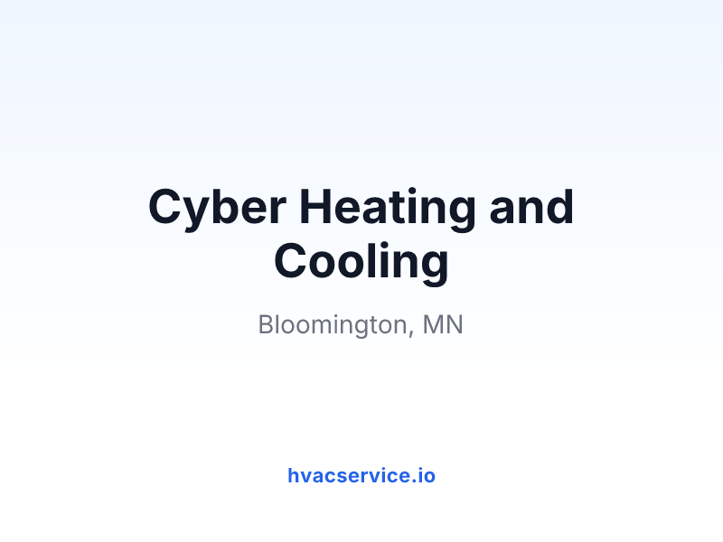Cyber Heating and Cooling