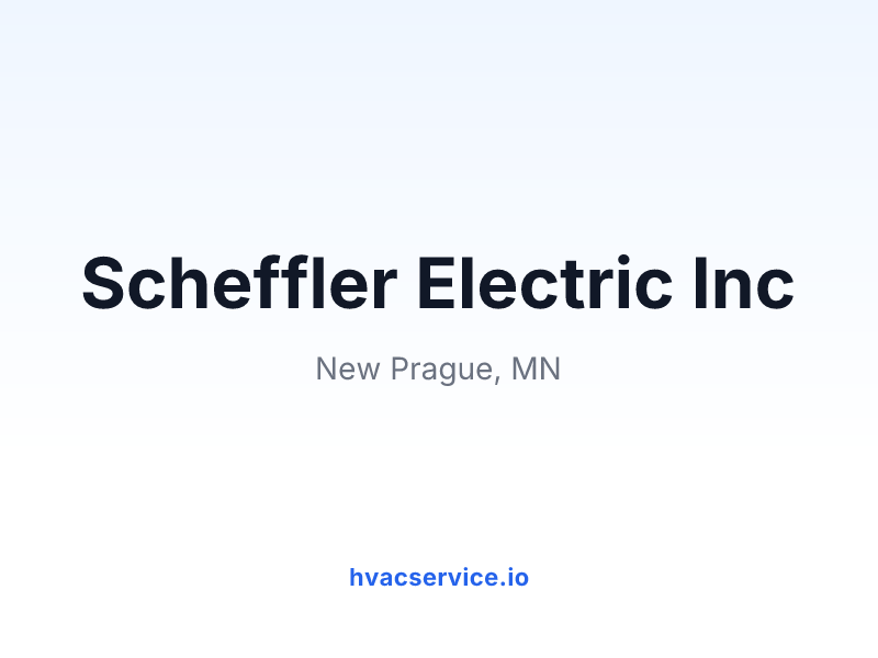 Scheffler Electric Inc
