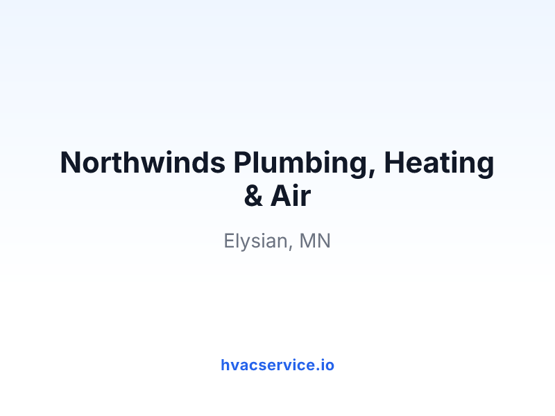 Northwinds Plumbing, Heating & Air
