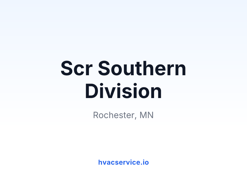 Scr Southern Division