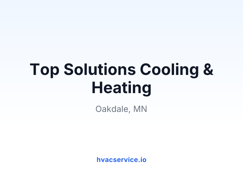 Top Solutions Cooling & Heating