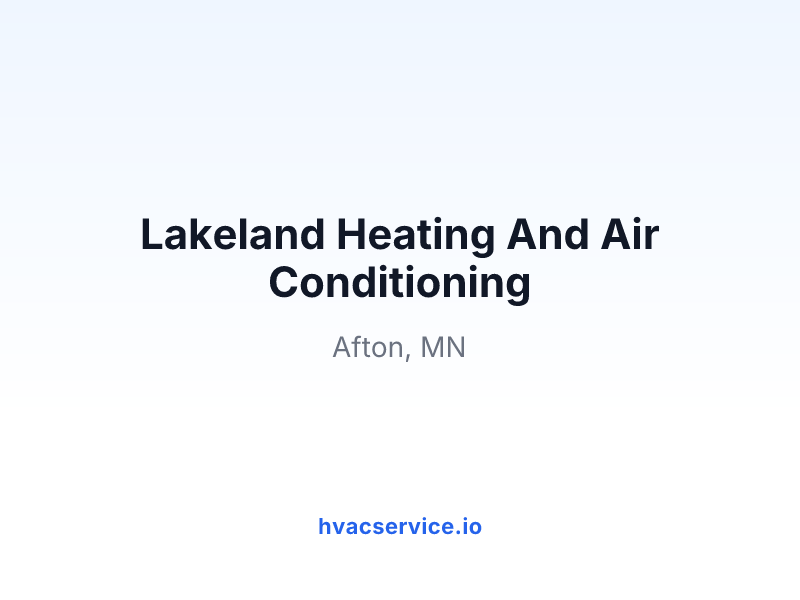 Lakeland Heating And Air Conditioning