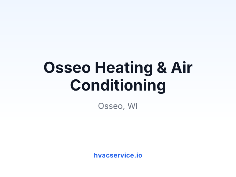 Osseo Heating & Air Conditioning