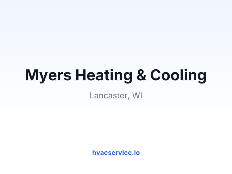 Myers Heating & Cooling