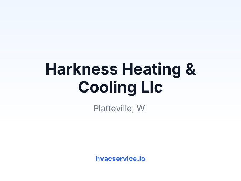 Harkness Heating & Cooling Llc