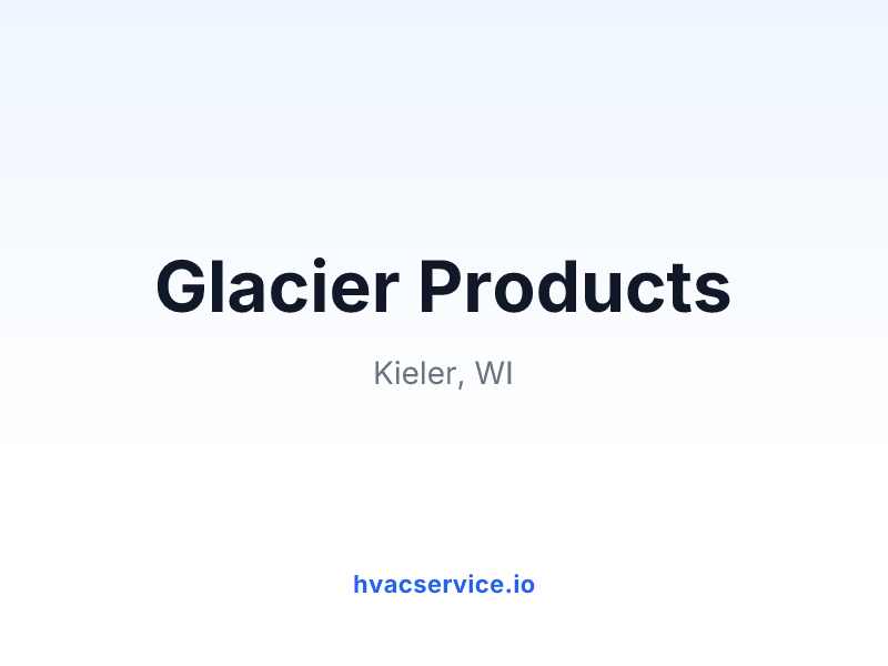 Glacier Products