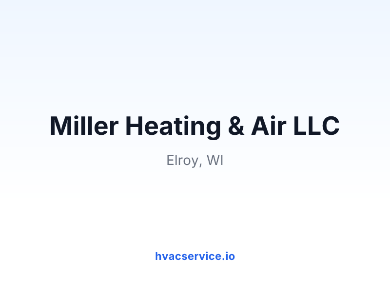 Miller Heating & Air LLC