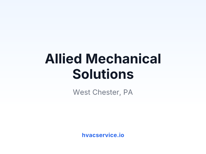 Allied Mechanical Solutions