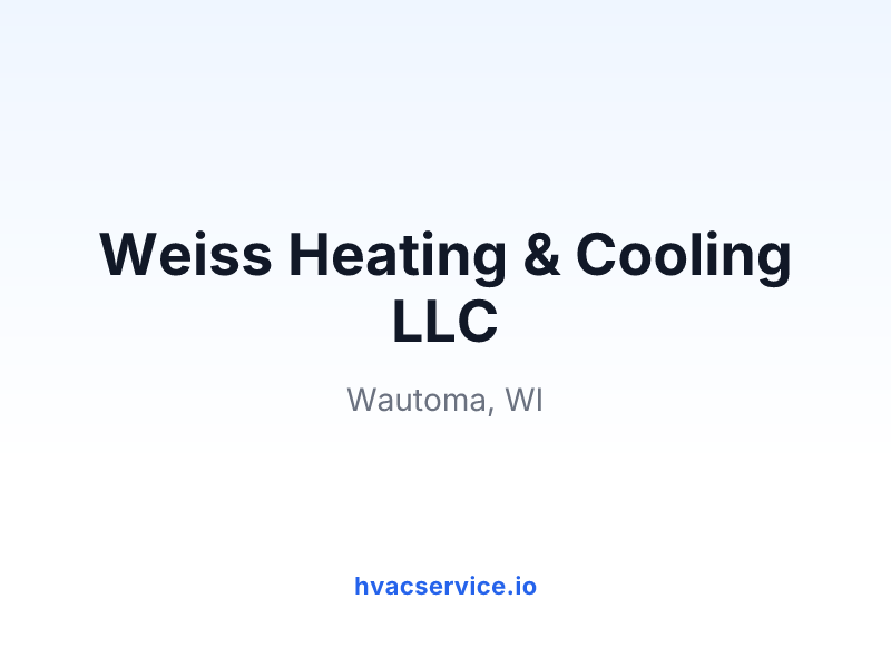 Weiss Heating & Cooling LLC