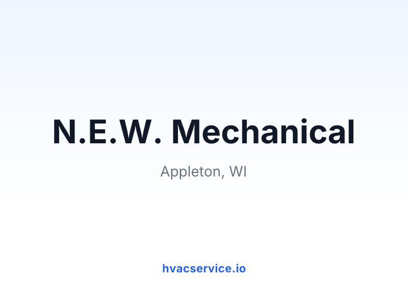 N.E.W. Mechanical