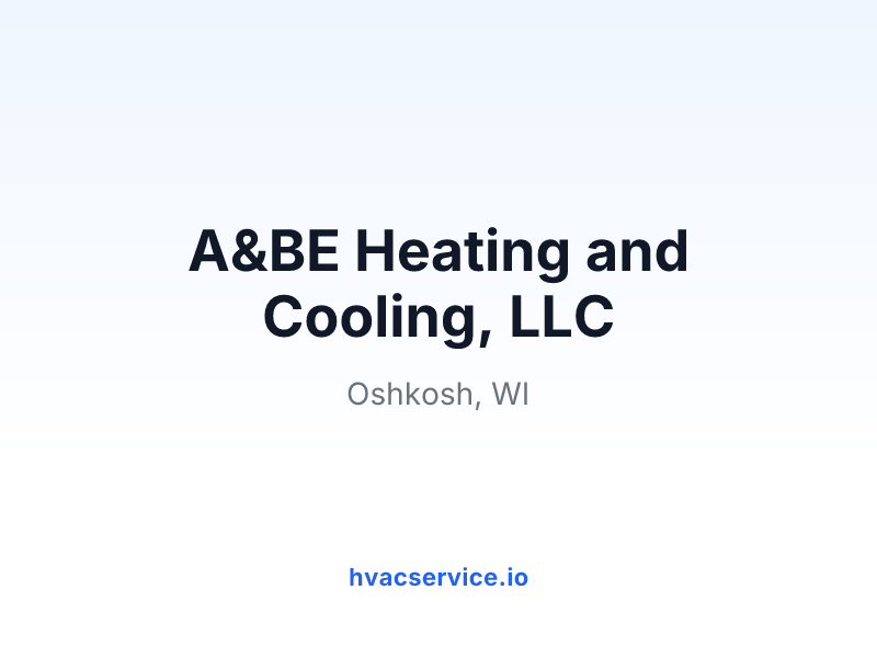 A&BE Heating and Cooling, LLC