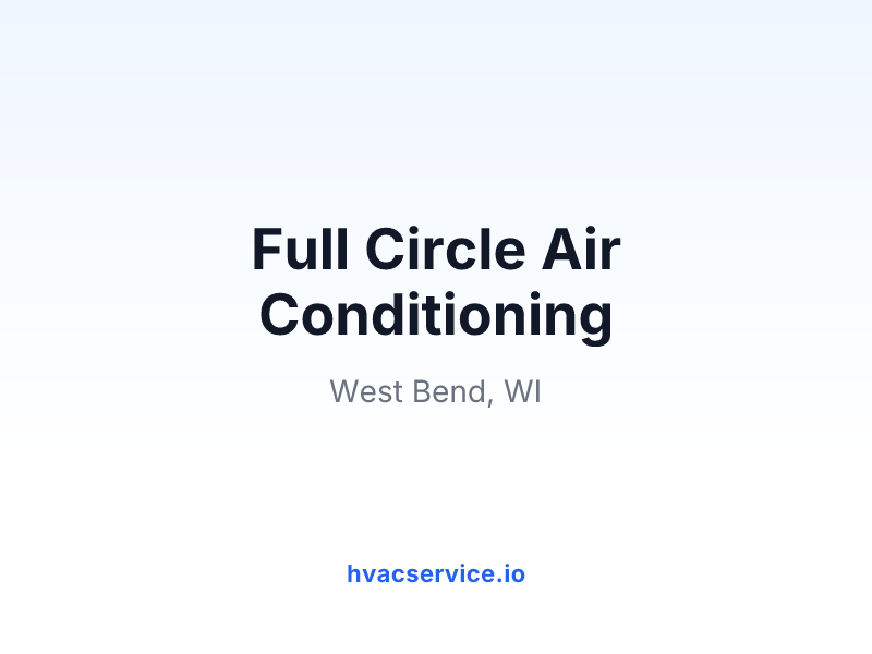 Full Circle Air Conditioning