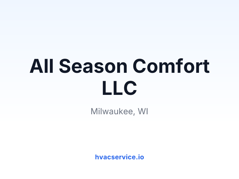 All Season Comfort LLC