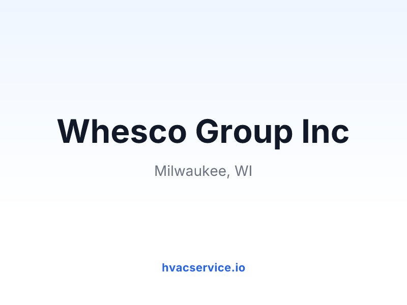 Whesco Group Inc