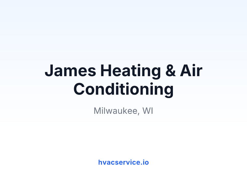 James Heating & Air Conditioning
