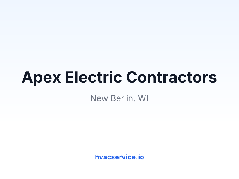 Apex Electric Contractors