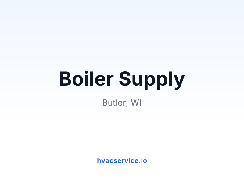 Boiler Supply