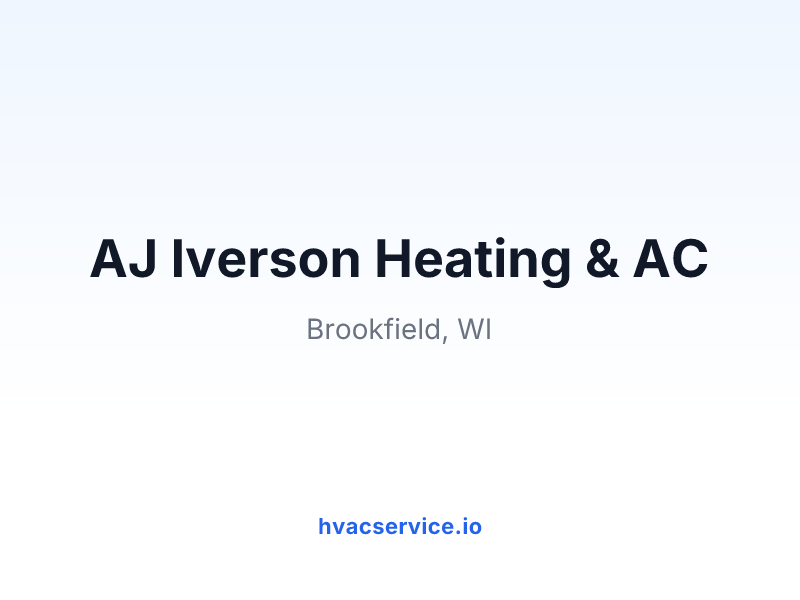 AJ Iverson Heating & AC