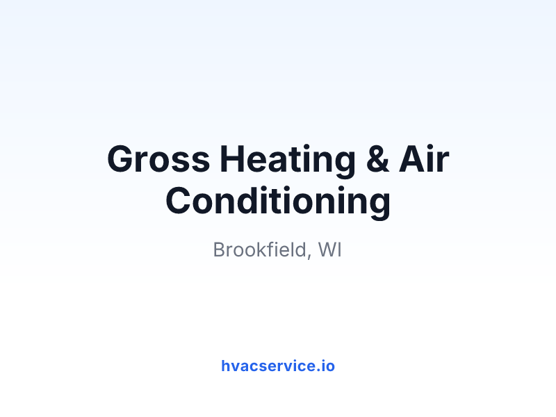 Gross Heating & Air Conditioning