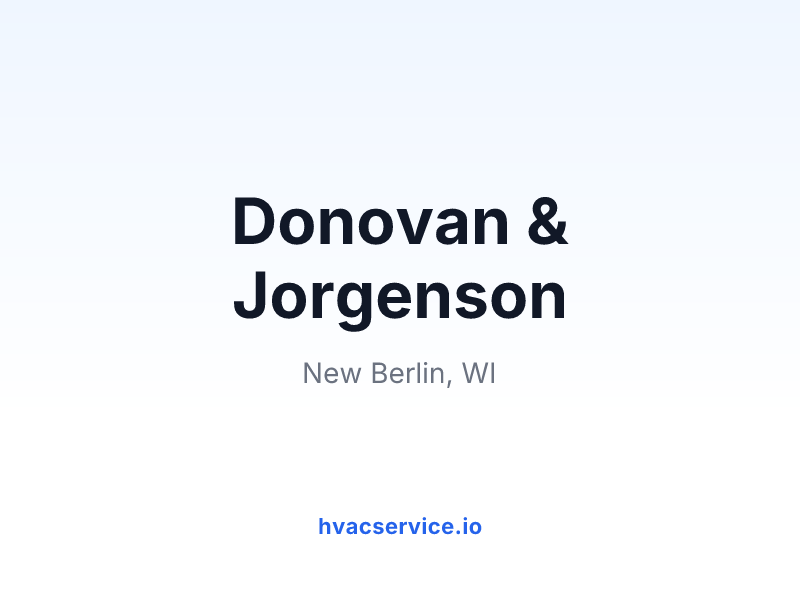 Donovan & Jorgenson
