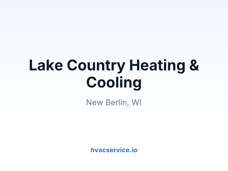 Lake Country Heating & Cooling