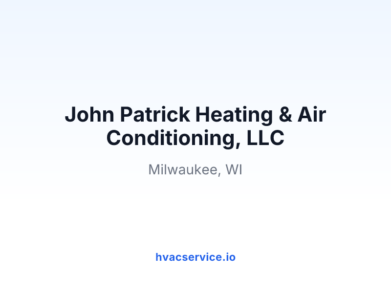 John Patrick Heating & Air Conditioning, LLC