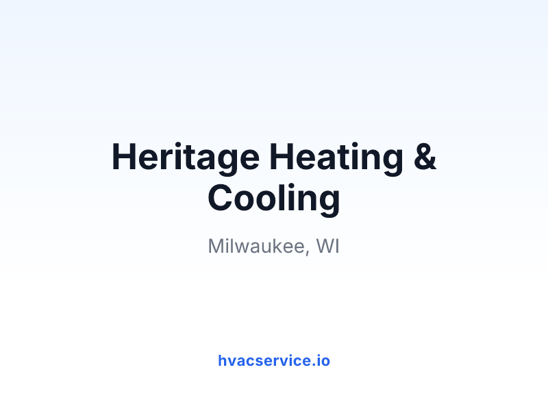 Heritage Heating & Cooling