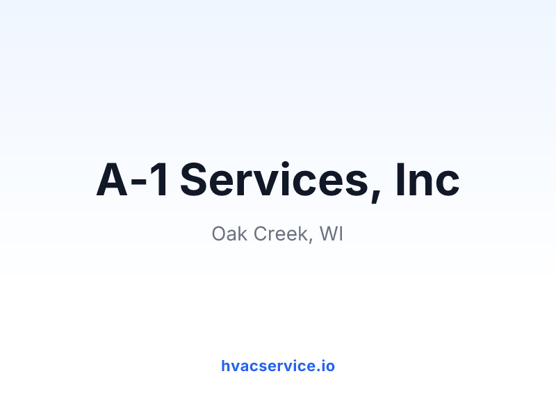 A-1 Services, Inc