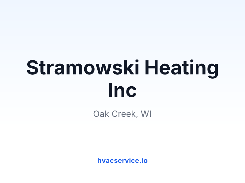 Stramowski Heating Inc