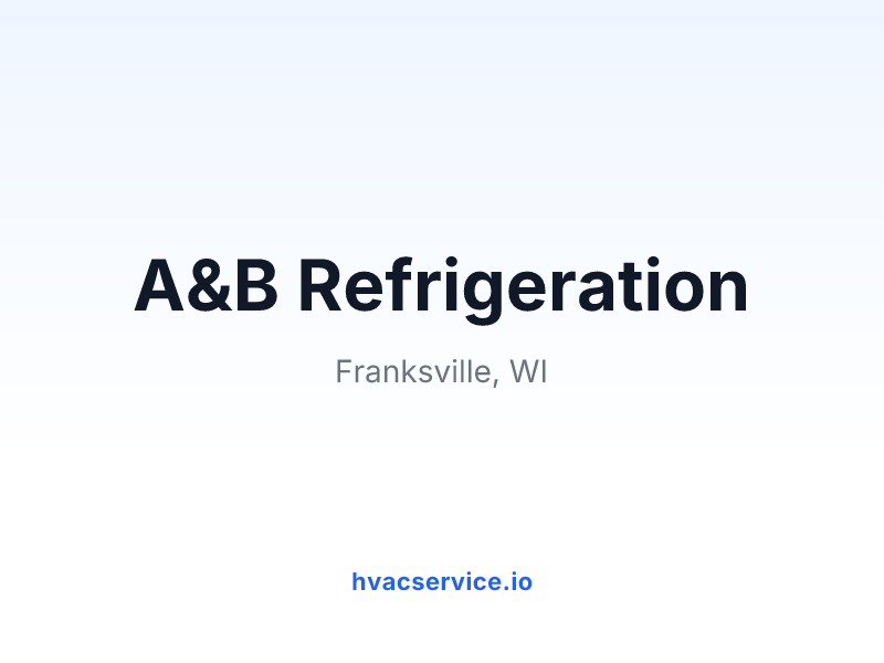 A&B Refrigeration