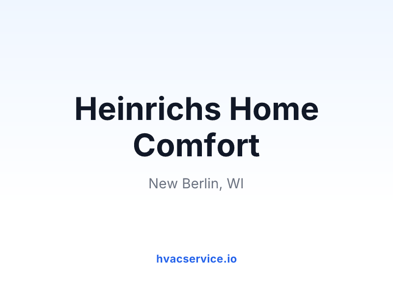 Heinrichs Home Comfort