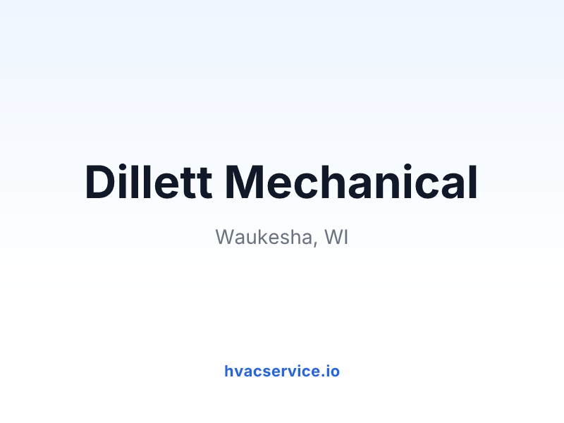 Dillett Mechanical