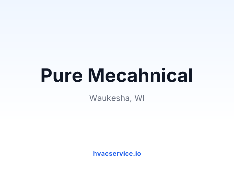Pure Mecahnical